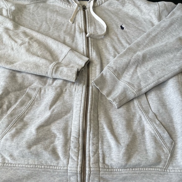 #21 VINTAGE RALPH LAUREN Big & Tall Fleece Full-Zip Hoodie thick (LT) - Picture 11 of 15